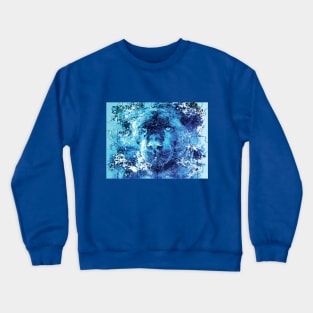 Puzzled Panther Feeling Blue Crewneck Sweatshirt